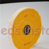 8 Inch Yellow Jewelry Sprial Sewn Polishing Wheel