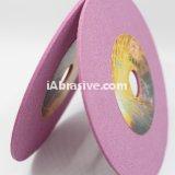 6 inch pink and red aluminum vitrified abrasive tools grinding wheel