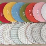 4"polishing pads for granite,marble dry used