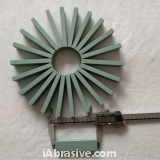 Green silicon carbide abrasive stick