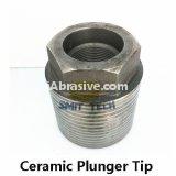 Ceramic laser plunger tip for die casting machine