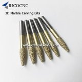 Conical Brazing Sintered Diamond Router Bits for Marble Granite Stone 3D Carving and Cuttingg