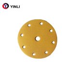 Round sandpaper with hook and loop  for polishing
