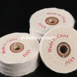 3''4''5''6''7''8''white cotton polishing cloth wheel for metal polishing