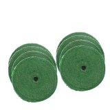 oil treated different size green /yellow color sisal buff wheel